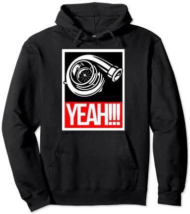 Boost Turbo Petrolhead Turbolader Benzin Pullover Hoodie