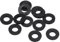 PATIKIL M8 Caoutchouc Plat Rondelle, 12 Paquet 8mm ID 16mm OD Étanchéité Entretoise Joint Anneau pour Robinet Tuyau Eau Tuyau Fixation Boulon,Noir