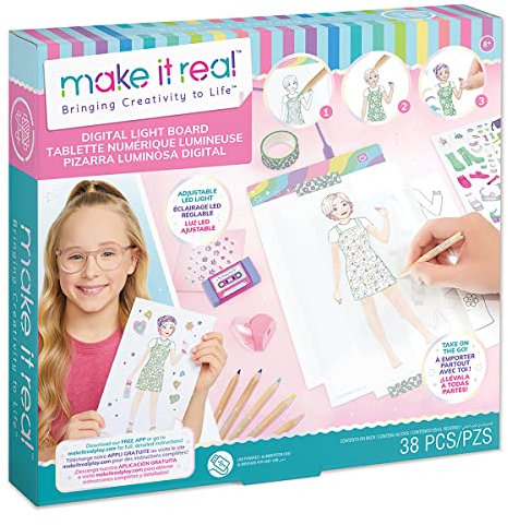 Make It Real Digitale Leuchttafel, Rosa