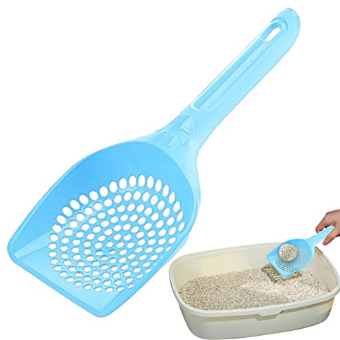 EUBEISAQI Paletta per lettiera per Gatti,Paletta per Gatti - Pala per Cacca di Gatto in Resina Solida, Facile da Affrontare Tutti i Tipi di lettiera per Gatti, Design del Foro di Sospensione