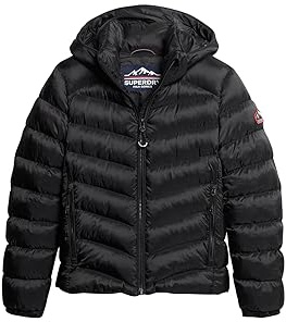 Superdry Damen Kapuzenjacke mit Fuji-polsterung Jacke (1er Pack)