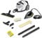 Kärcher Dampfreiniger SC 5 EasyFix Iron mit Heißwasser-Zuschaltung, Dampfdruck: 4,2 bar, Aufheizzeit: 3 min., Fläche: ca. 150 m², Tank: 0,5 l + 1,5 l, Bodenreinigungsset, Dampfdruck-Bügeleisen