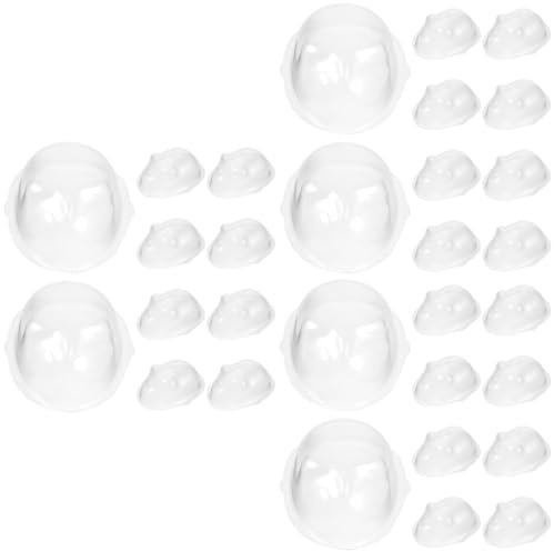 BESTonZON 30 Pcs Doll Doll Accessories Dolls Craft Supplies Bear Diy Paper Creative Covers Clear Gnome Garden Clear Dollhouse Makeup Plastic Small