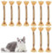 WeddHuis 10 Pcs Katzenminze Sticks Katzen Sticks Matatabi Kausticks Interaktives Katzenspielzeug Katzen Kauhölzer Silvervine Sticks zur Katzen Zahnpflege und Gegen Mundgeruch