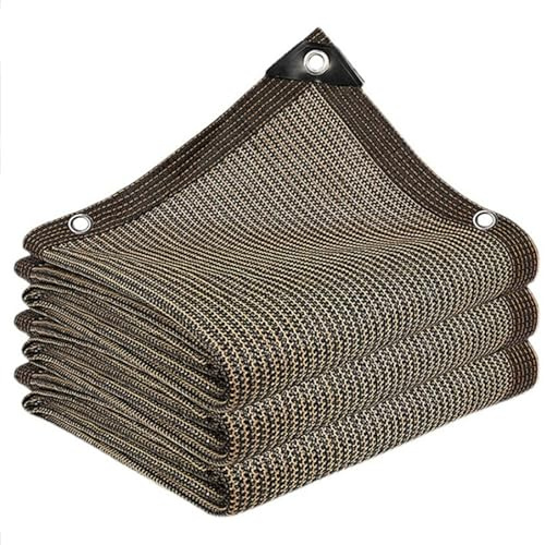 Filet D'ombrage Bache pour Pergola 3×5m Filet Anti Chaleur Extérieur Café avec œillets Taux d'ombrage de 85%, pour Serre Jardin Couverture Potager Terrasse