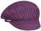 Seeberger Annelie Strickmütze für Damen, Violett, Einheitsgröße, 6 3/4-7 1/2, Veilchen, 6.75-7.5
