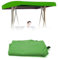 Ersatz-Überdachung für Hollywoodschaukel, 2- oder 3-Sitzer-Größen, Universal Sonnendach,wasserdicht,Ersatzdach für Veranda Terrasse Garten,191 x 120 x 18/23cm(Color:Green)