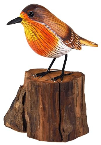Quay Traders Holzfigur Rotkehlchen