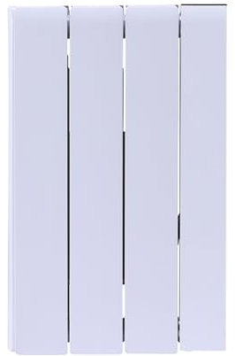 BTGGG 700W Electric Radiator Wall Mounted Electric Heater Energy Efficient Ceramic Heater with WIFI & 7 Days/24H Timer and Thermostat,LCD Touch Screen,4 Smart Modes,Window Opening Detection,White