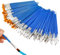 Small Paint Brushes, 100 PCS Paint Brushes Art Paintbrushes with Flat and Round Pointed Small Brush Bulk for Detail Painting