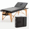 DQFSDYUO Salon- und Spa-Tische, zusammenklappbar, 3-teilig, tragbar, professionelle Massageliege, Kosmetikbett, Couch für Reiki-Therapie, Behandlungssalon