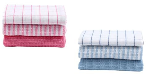 Ipetboom 6stücke Küchenwaschtücher Geschirrtücher Küchentücher Küchenschrubber Waschtücher Für Küche Möbel Fenster Handabwischen Tassenreinigung Tischwisch Vielseitig Einsetzbar