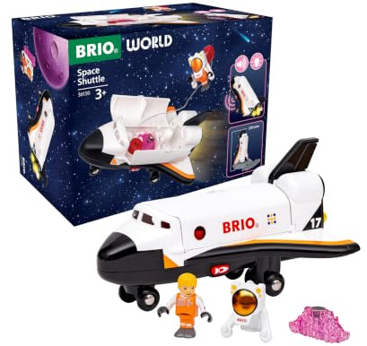 BRIO World 36150 Space Shuttle - großes World Space Shuttle - Zauberhaftes Geschenk für Kinder ab 3 Jahren