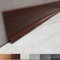 MadeInNature, Hochwertige PVC Weichsockelleiste Weiß Hellgrau Dunkelgrau Schwarz Höhe 70mm Länge wählbar (Eiche dunkel, 16ml)