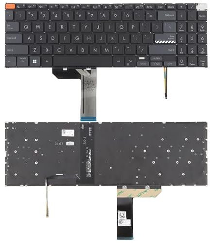 ZLALISA Tastiere di ricambio Versione US Retroilluminata Tastiera Del Computer Portatile per ASUS Vivobook Pro 15X OLED K6501 M6501