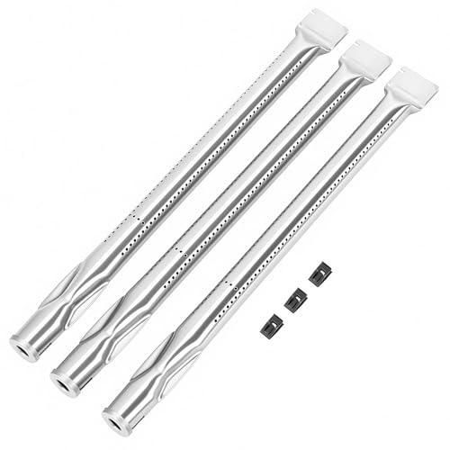 GFTIME Edelstahl Brenner für Rösle Videro G3 und G4, Gasgrill Brenner Ersatzteile für Rösle Videro Serie, 3 Stück