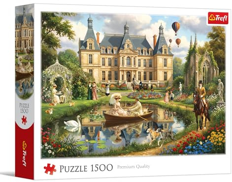Trefl - Puzzle 1500 Teile, Palast am Wasser, großes Puzzle