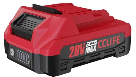 20V System Akku 2 Ah (2000mAh) Lithium-Ionen-Akku – Professional 20V Akku für Elektrowerkzeuge, sicherer und Leichter Einsatz