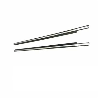 YUQUDGELKY Für CR V MK3 3 2007–2011 Dichtungsleiste Für Autotürfensterglas Chrom Wasserdichter Gurt(Plating Rear 2pcs)