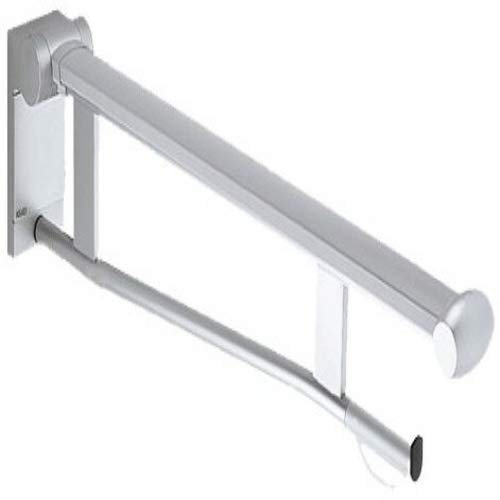 Keuco 34903170838 Plan Care Stützklappgriff WC Aluminium, silber-eloxiert / lichtgrau