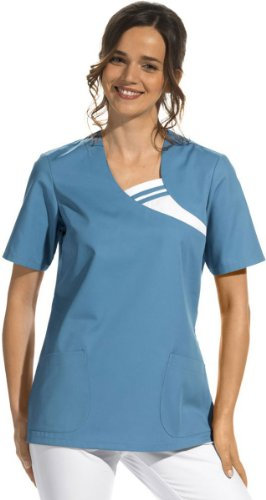 LEIBER Damen Schlupf-Jacke - kurzarm - Gr:- M, Farbe:- Türkis