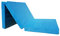 Natalia Spzoo – gemütliche Faltmatratze– Klappmatratze mit Schaumstoffkern & abnehmbarem Bezug – 3-teilige klappbare Schlafmatte 195 x 65 x 8 cm (Blau 1331-100% Polyester)