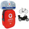 Kiksafe Erste-Hilfe-Set, Verbandtasche, für Motorrad und Fahrrad, DIN 13167