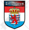 LUXEMBURG Schild, Luxemburg 100mm Auto & Motorrad Aufkleber, Vinyl Sticker