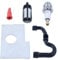 Haishine Gas Fuel Hose Air Filter Tank Vent Breather Kit for STIHL 017 018 MS170 MS180 MS 180 170 Petrol Chainsaw 11301240800 11303587700