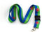 TARJA 73 Cuelgallaves para el cuello personalizado con la Bandera Gitana. Para teléfono, portaobjetos. Con llavero extraíble. Ideal tarjeta identificación. Cinta de tela profesional. Gipsy.