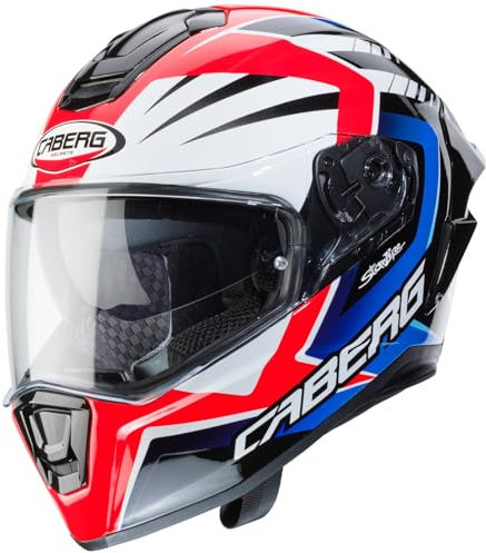 Caberg Drift Evo MR55 Helm (White/Red/Blue,XXL (63/64))