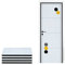 Paquet de 4 panneaux de feutre acoustique,100 * 50cm auto-adhésif Mur de coton d'isolation phonique,Autocollants de porte insonorisés décoration de porte à la maison silencieux de (Color:blanc)