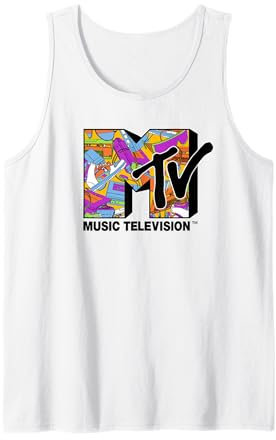 MTV Retro 90's Collectibles Logo Tank Top