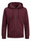 JACK & JONES Jjebasic Sweat Zip Hood Noos Felpa Sportiva con Cappuccio, Rosso (Port Royale), XXL Uomo