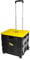 dbest products Quik Cart Zusammenklappbare Rollkiste auf Rädern für Lehrer, Tragetasche, 36 kg Kapazität, aus robustem Kunststoff und als Sitz, Kanarienvögel verwendet
