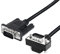 RIIEYOCA 90 Degree VGA Cable, Up Angle VGA Male to VGA Male Cable 1080P Full HD Computer Monitor Cable 0.5M (U)