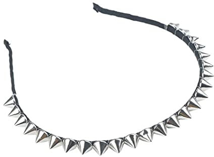 PiniceCore 1 Stück Metall Stirnband Spitze Mode Kühle Niete Haarband Stummband Partei Punk Headwear Gothic Stil