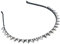 PiniceCore 1 Stück Metall Stirnband Spitze Mode Kühle Niete Haarband Stummband Partei Punk Headwear Gothic Stil