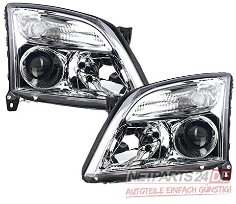 Johns, Scheinwerfer Satz passend für Opel Vectra Scheinwerfer 2002-2005 als Satz H7/H7 klarglas li.+re.