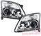 Johns, Scheinwerfer Satz passend für Opel Vectra Scheinwerfer 2002-2005 als Satz H7/H7 klarglas li.+re.