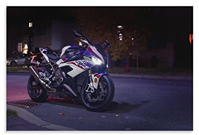 IFER BMW S1000rr Motorrad-Poster, dekoratives Gemälde, Leinwand, Wandkunst, Wohnzimmer, Poster, Schlafzimmer, 40 x 60 cm