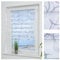 ourdeco® Doppel-Rollo, Duo Rollo Klemmfix / 120 x 160 cm, mit Druckmotiv Espiral Blue/lichtdurchlässig, Blickdicht