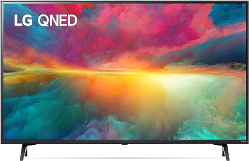 LG QNED 43'' - Serie QNED75 2023 - 43QNED756RA - Smart TV 4K, Tecnologia Quantum Dot NanoCell, Processore α5 Gen6, Filmmaker Mode, Game Optimizer, Alexa, Wi-Fi, webOS 23, Telecomando puntatore