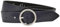 AnnaMatoni Gürtel Damen Ledergürtel Runde Schließe Made in Germany 3cm breit hochwertiges Echt Leder Damen Gürtel Leder Gürte Braun Schwarz (Marine 490, TW100 - Gesamtlänge 115cm)