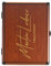 Martin Lodner - Double Alu Case Holzoptik Logo. Tschtennis Alukoffer/Alu Case mit Schaumstoff für sichere Aufbewahrung von Tischtennisschläger und Bällen