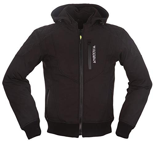 Modeka Clarke wasserdichte Motorrad Textiljacke, schwarz, 8XL