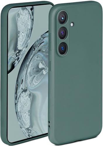 ONEFLOW Soft Case für Samsung Galaxy S24 Hülle aus Silikon mit Kameraschutz, Silikonhülle mit erhöhtem Schutz fürs Display, Backcover Schutzhülle, weiche Handyhülle, Petrol
