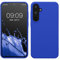 kwmobile Hülle kompatibel mit Samsung Galaxy A55 5G Hülle - Silikon Handy Case - Handyhülle weiche Oberfläche - kabelloses Laden - Baltik Blau