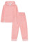Pyjama long en polaire pour femme Imprimé léopard Rose, rose, 48-50