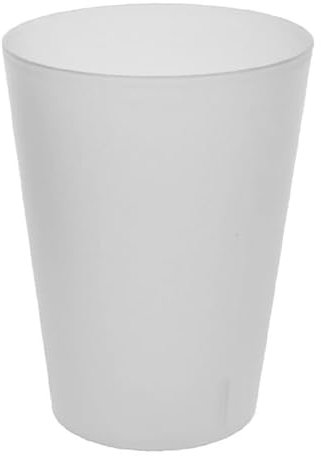 Monouso | 16 Vasos de Plástico reciclables, 250 ml, PP, Vasos de Sidra, Durables, Translúcidos, Resistentes, Duros, Para Eventos y Fiestas
